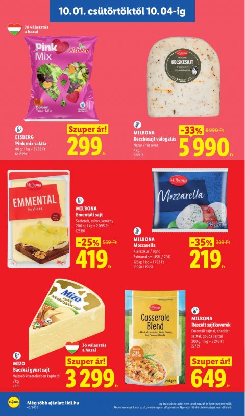 LIDL akciós újság