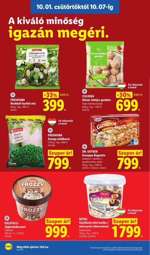 LIDL akciós újság
