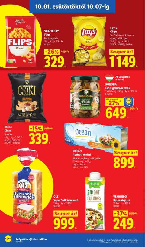 LIDL akciós újság