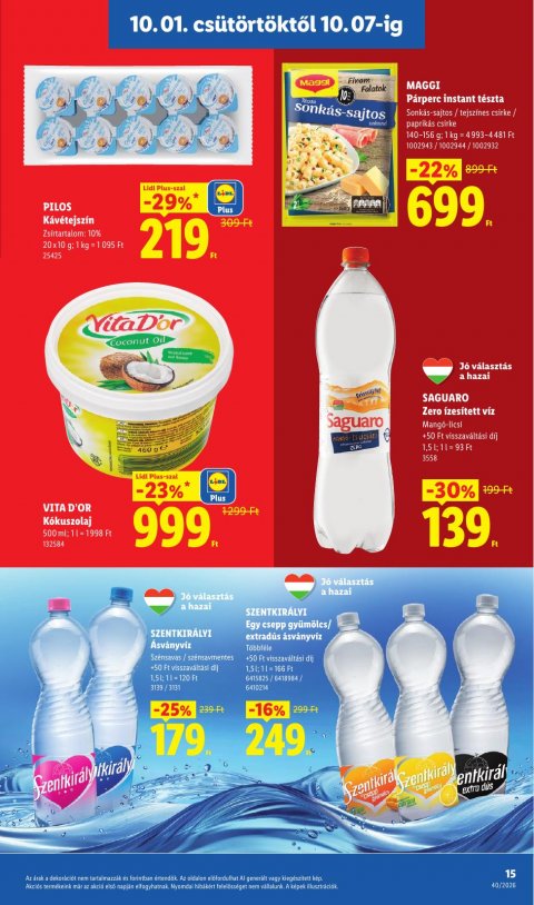 LIDL akciós újság