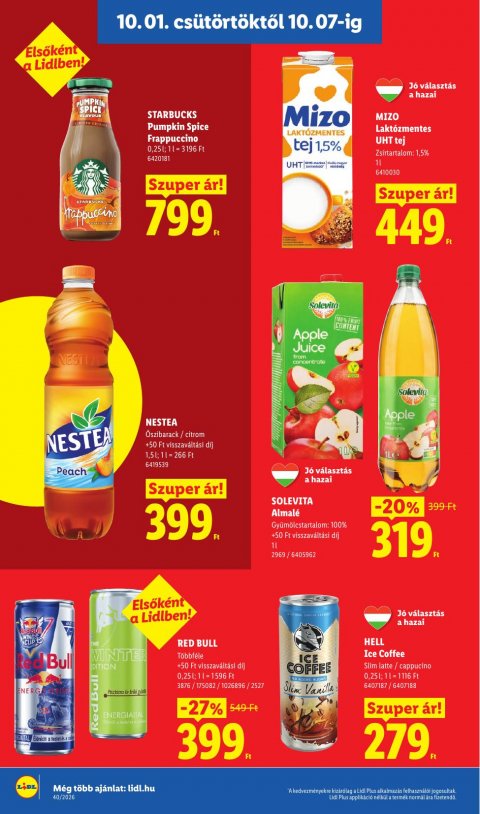 LIDL akciós újság