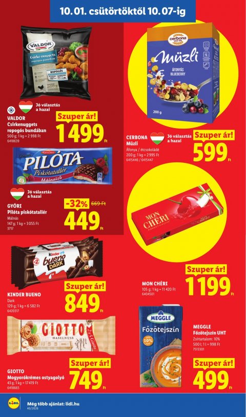 LIDL akciós újság