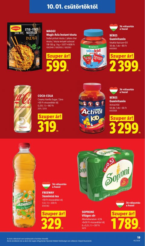 LIDL akciós újság