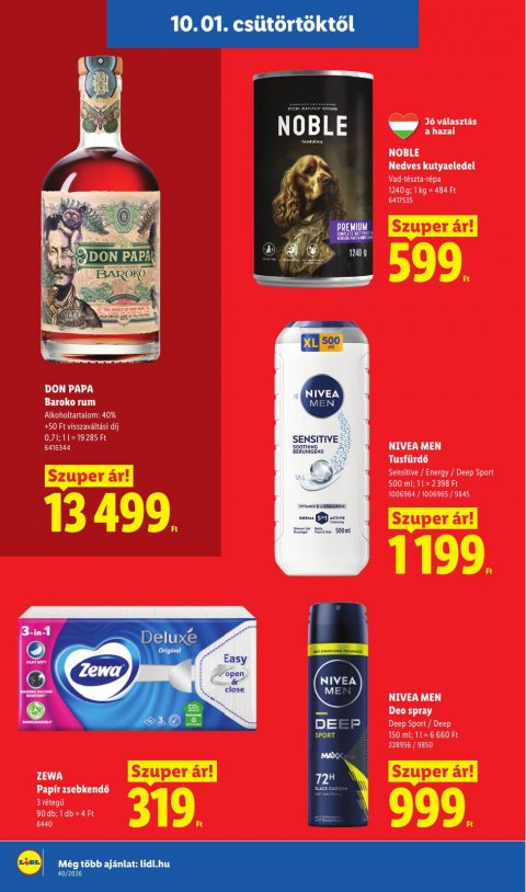 LIDL akciós újság