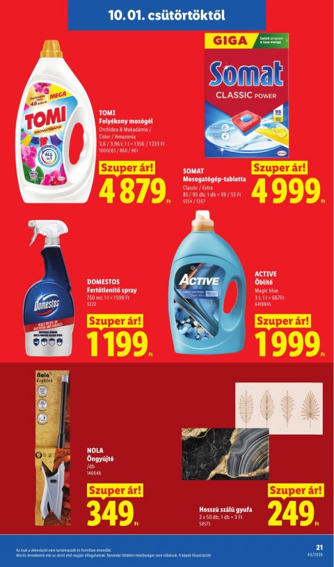 LIDL akciós újság