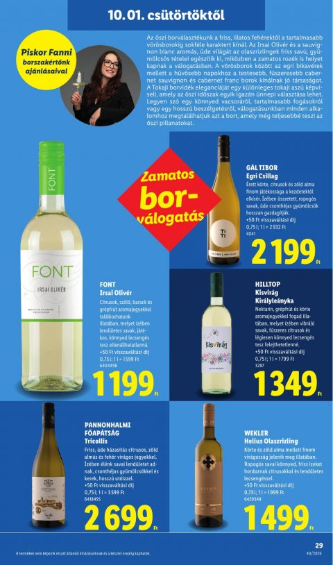 LIDL akciós újság