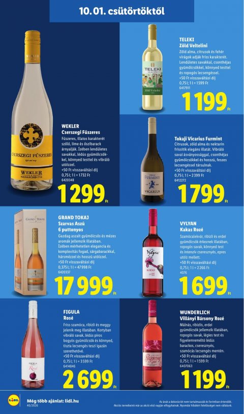 LIDL akciós újság