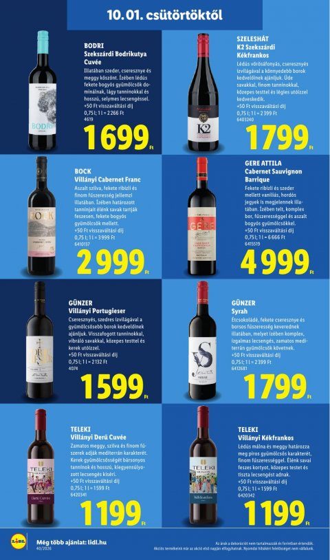 LIDL akciós újság