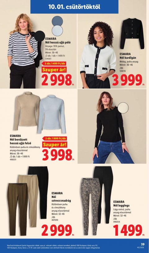 LIDL akciós újság