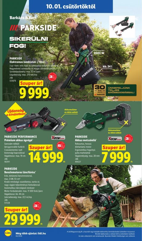LIDL akciós újság