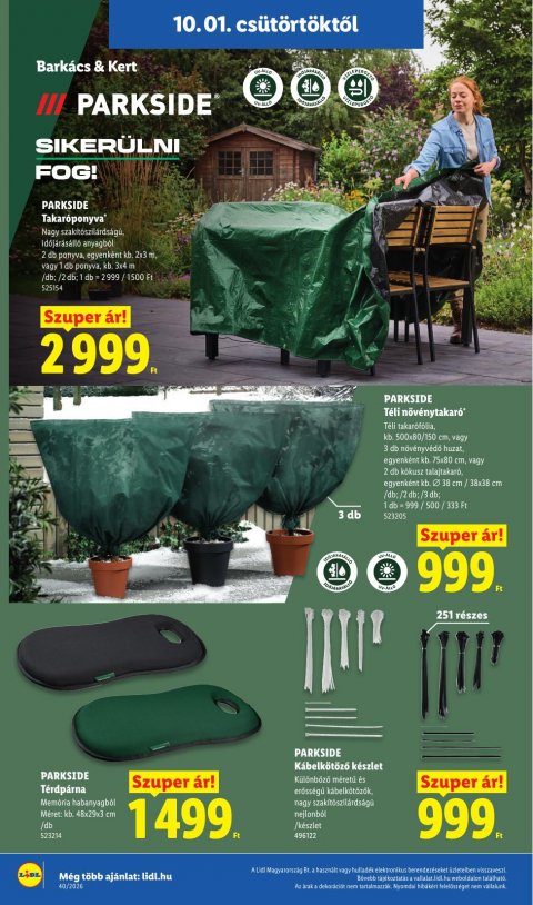 LIDL akciós újság