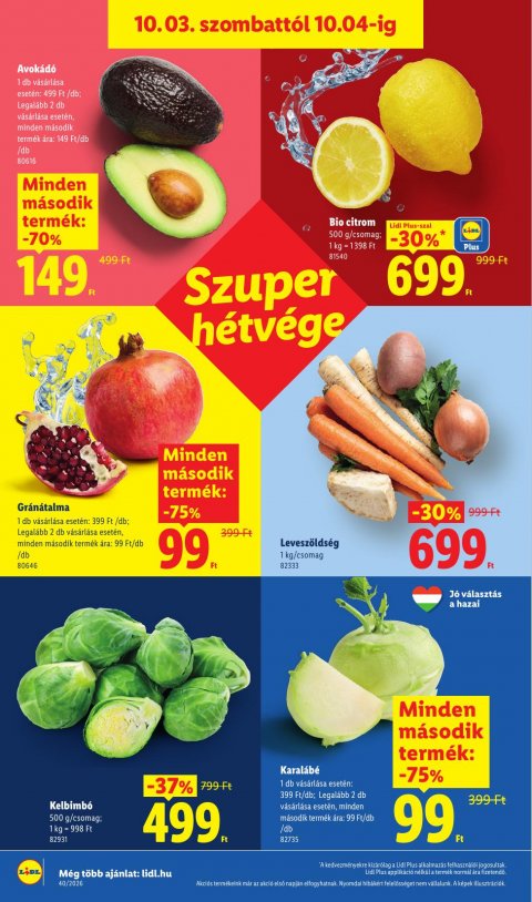 LIDL akciós újság