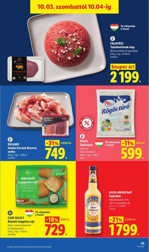 LIDL akciós újság