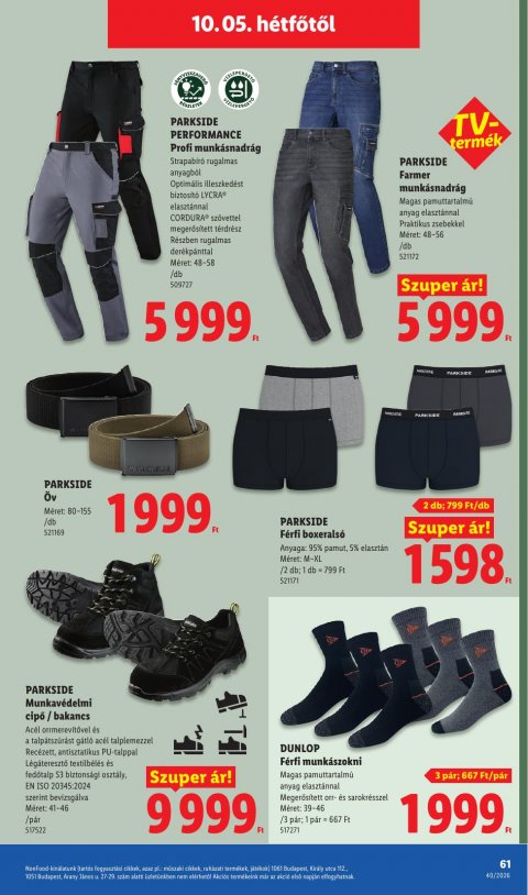 LIDL akciós újság