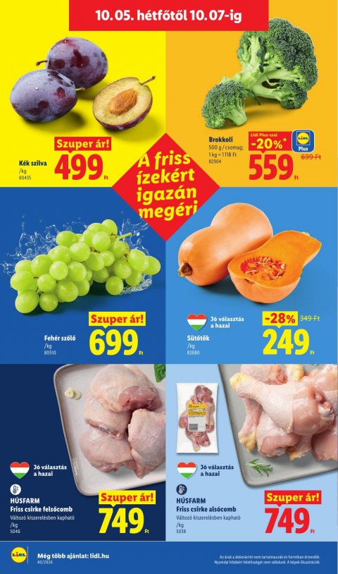 LIDL akciós újság