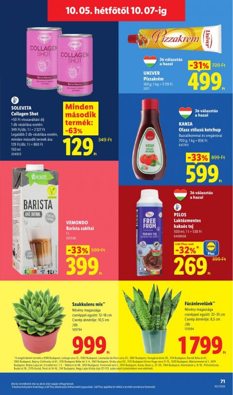 LIDL akciós újság