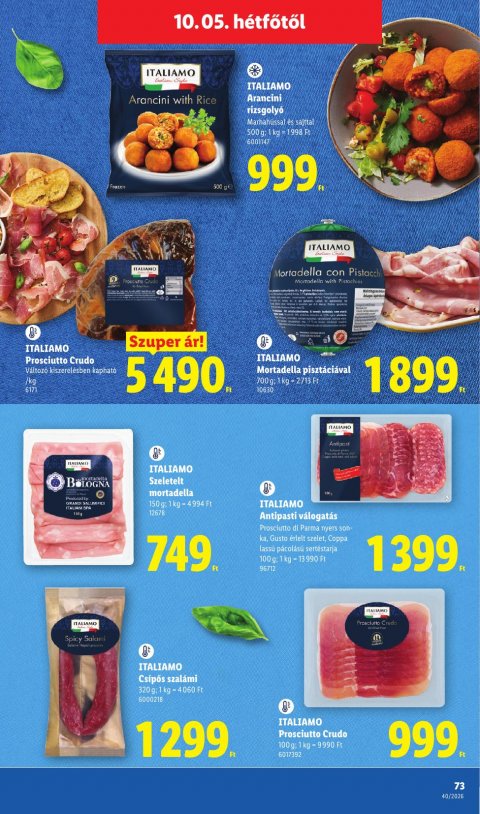 LIDL akciós újság