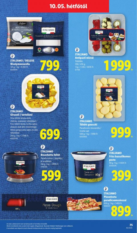 LIDL akciós újság