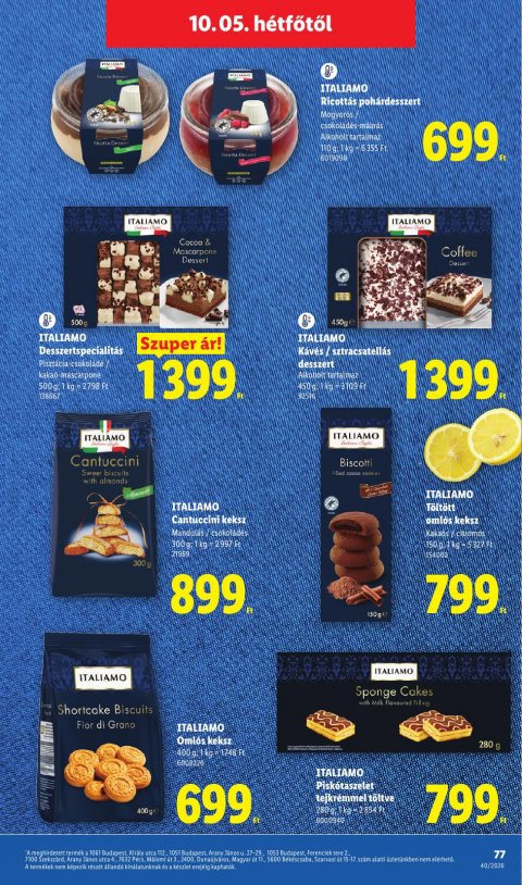 LIDL akciós újság