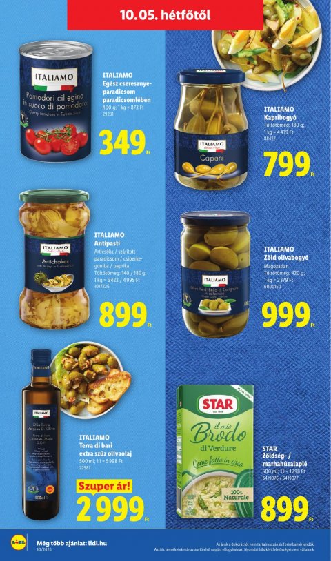 LIDL akciós újság