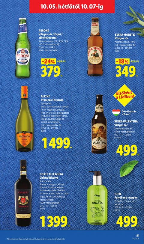 LIDL akciós újság