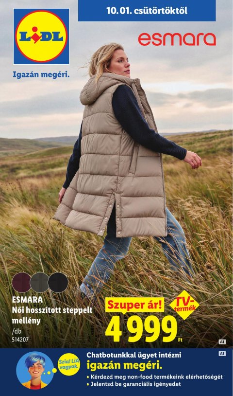 LIDL Nonfood akciós újság od 1. 10. 2026 do 1. 10. 2026