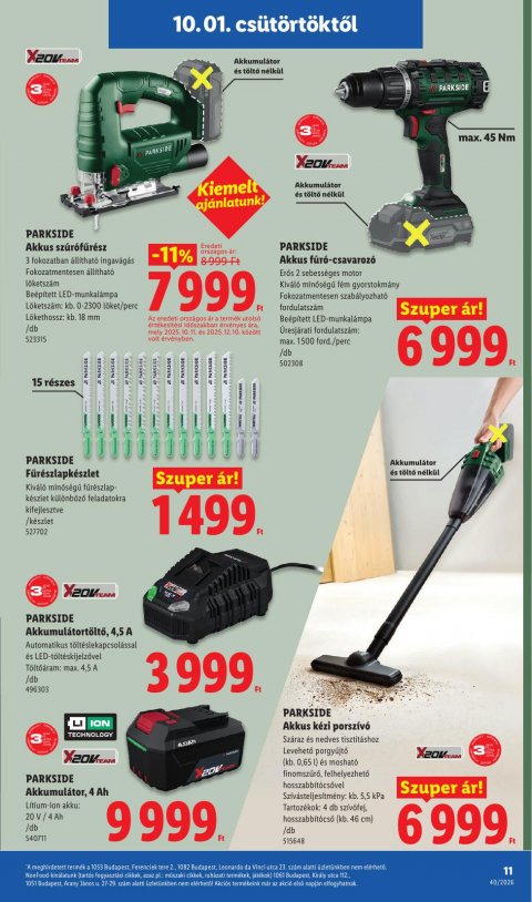 LIDL Nonfood akciós újság