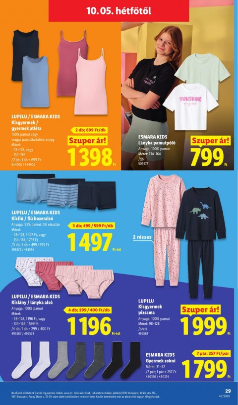 LIDL Nonfood akciós újság