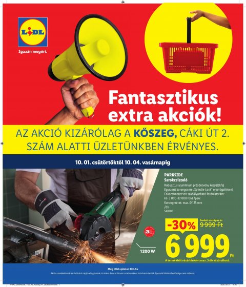 LIDL Regionális akciók – Kőszeg akciós újság od 1. 10. 2026 do 4. 10. 2026