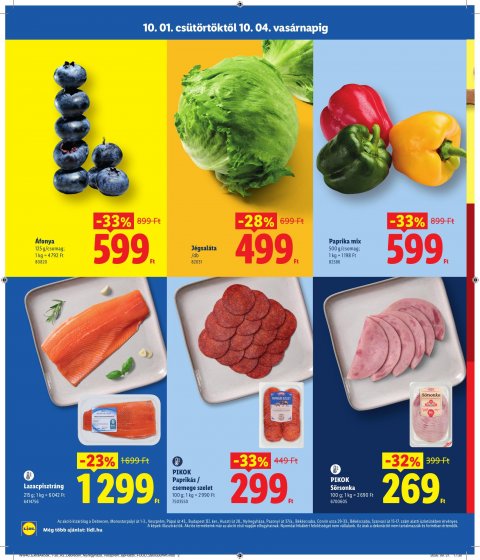 LIDL Regionális akciók akciós újság