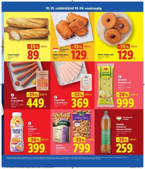 LIDL Regionális akciók akciós újság