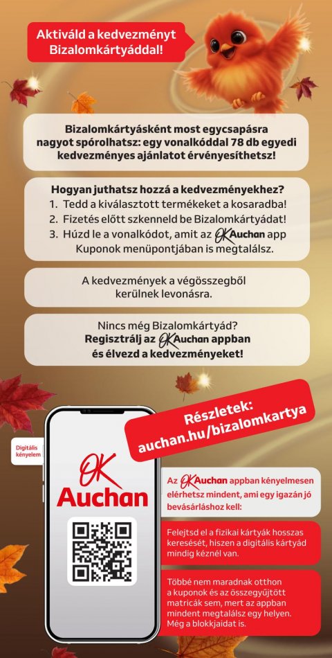 AUCHAN Hipermarket Őszi kuponnapok akciós újság