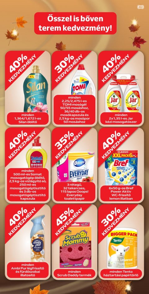 AUCHAN Hipermarket Őszi kuponnapok akciós újság