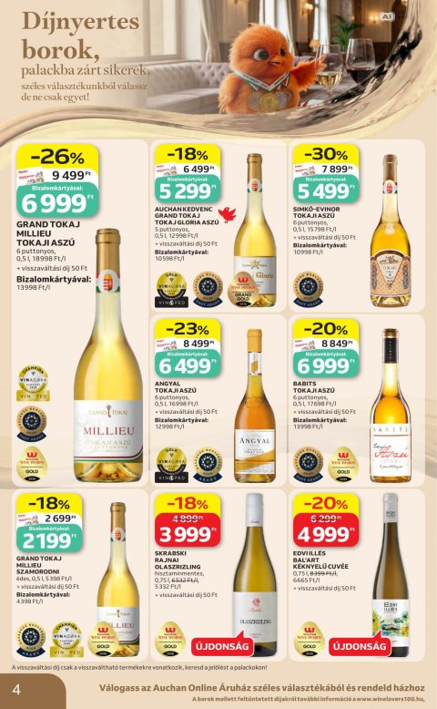 AUCHAN Hipermarket Bor ajánlataink akciós újság