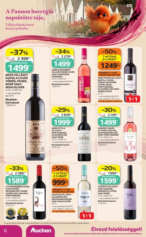 AUCHAN Hipermarket Bor ajánlataink akciós újság