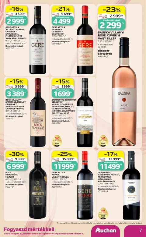 AUCHAN Hipermarket Bor ajánlataink akciós újság