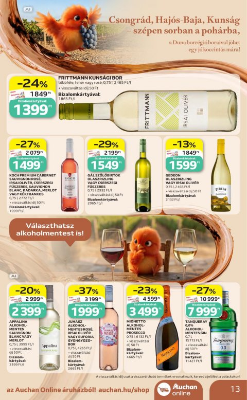 AUCHAN Hipermarket Bor ajánlataink akciós újság