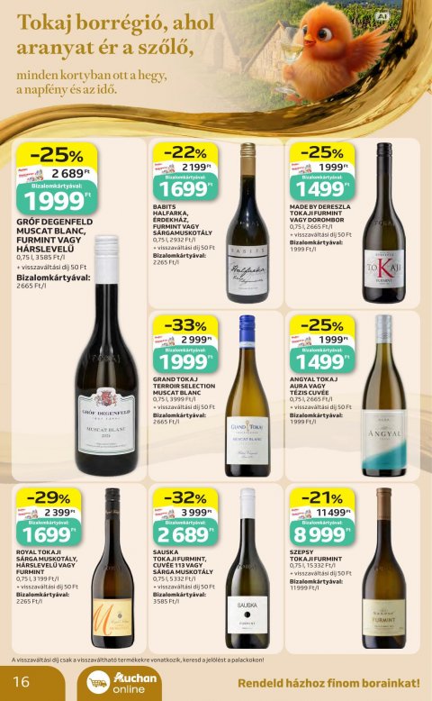 AUCHAN Hipermarket Bor ajánlataink akciós újság