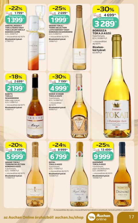 AUCHAN Hipermarket Bor ajánlataink akciós újság