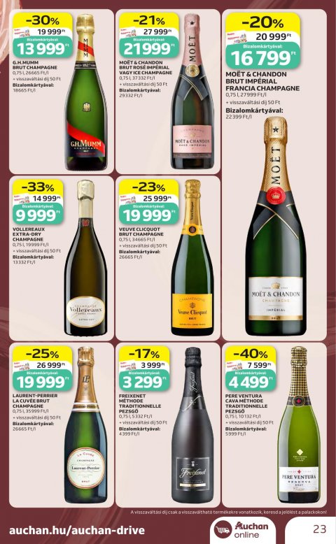 AUCHAN Hipermarket Bor ajánlataink akciós újság