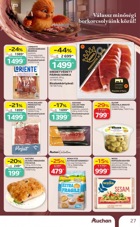 AUCHAN Hipermarket Bor ajánlataink akciós újság