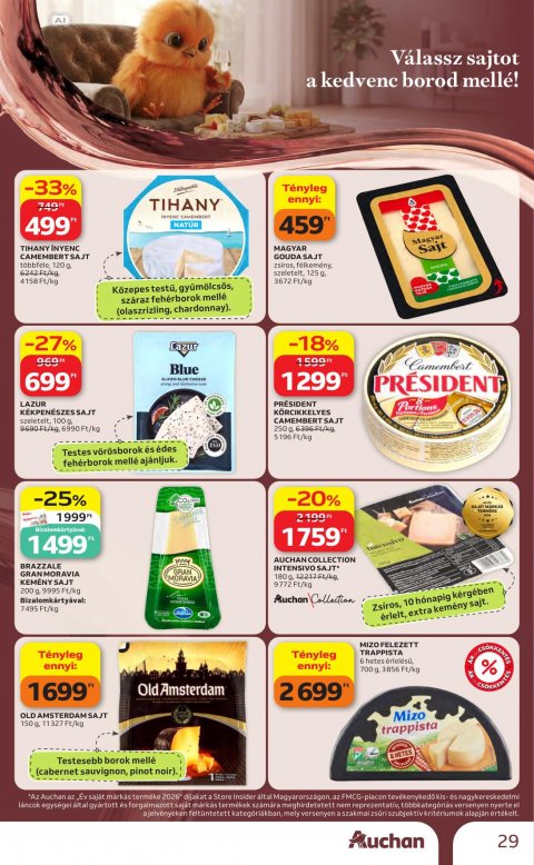 AUCHAN Hipermarket Bor ajánlataink akciós újság