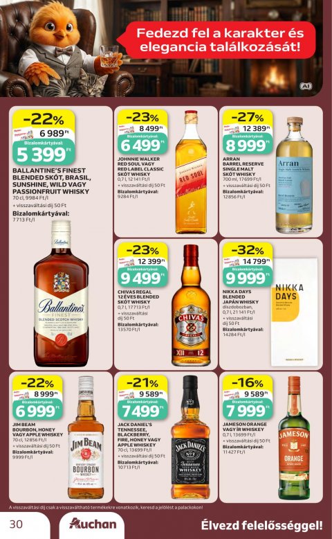 AUCHAN Hipermarket Bor ajánlataink akciós újság