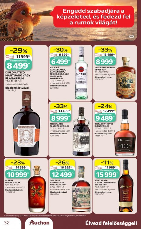 AUCHAN Hipermarket Bor ajánlataink akciós újság