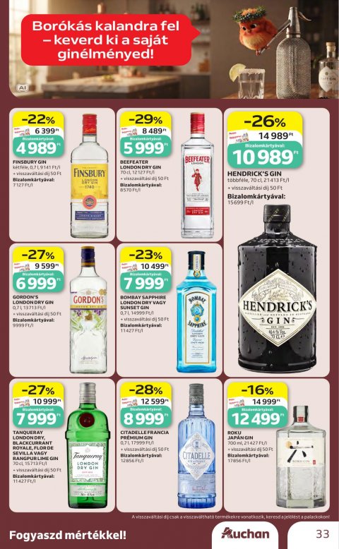AUCHAN Hipermarket Bor ajánlataink akciós újság