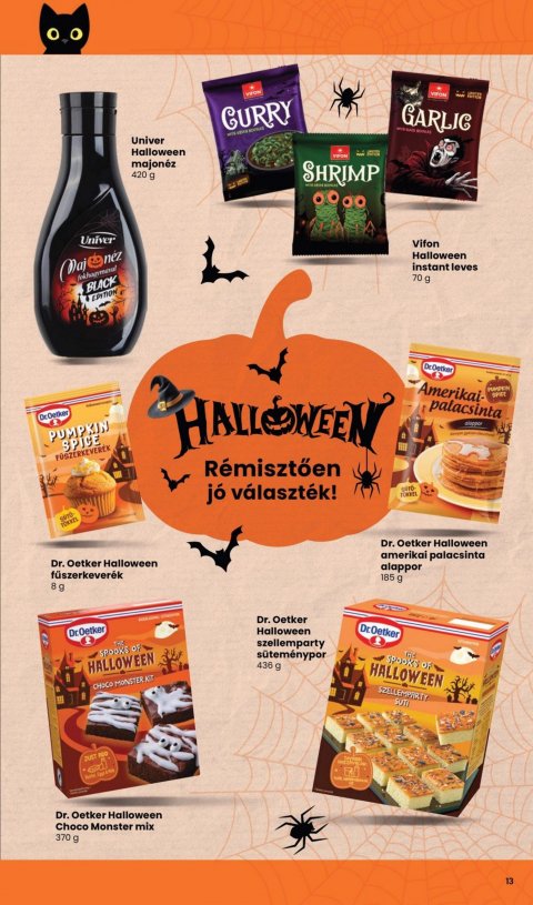 SPAR Halloween katalógus akciós újság