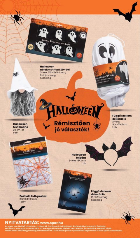 SPAR Halloween katalógus akciós újság