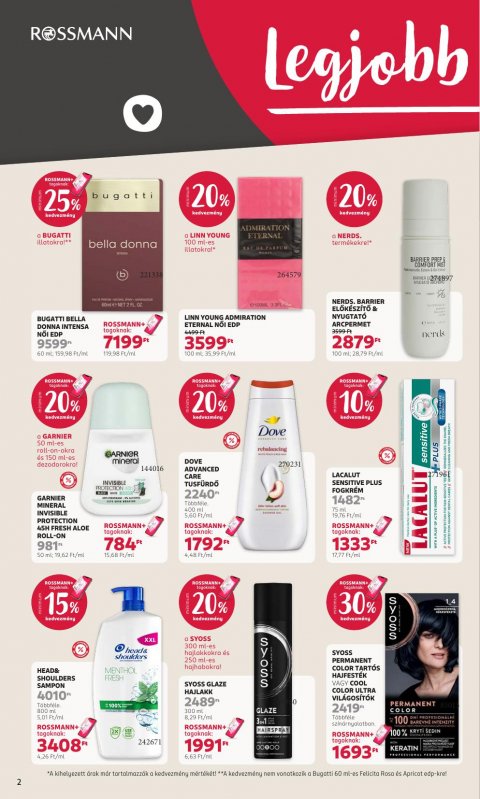 ROSSMANN akciós újság