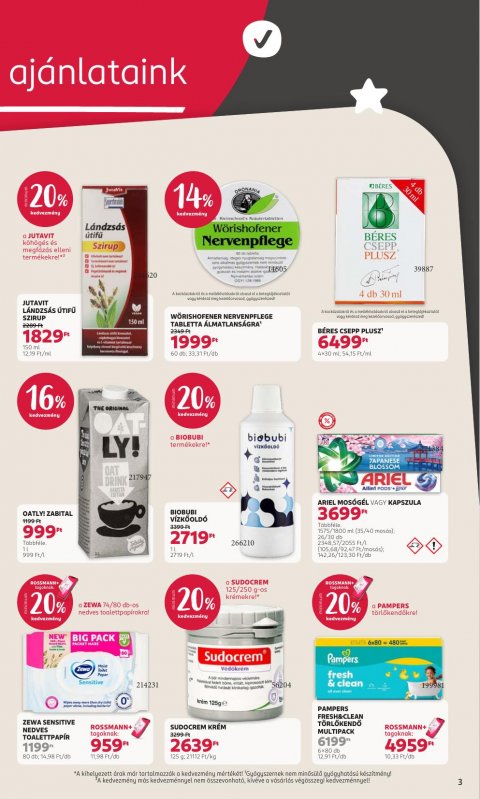 ROSSMANN akciós újság