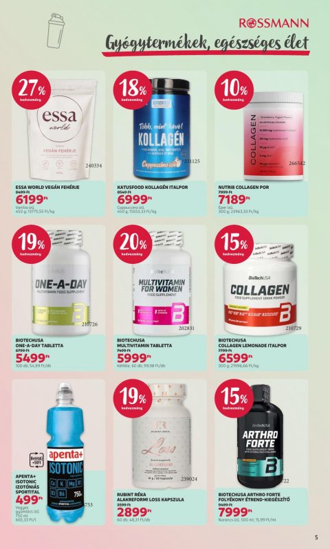 ROSSMANN akciós újság